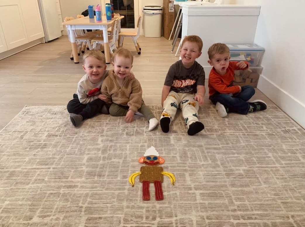 Children sitting together